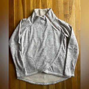 Athleta Cozy Karma Pullover With Rose Gold Asymme… - image 1